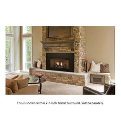 Empire 29" Franklin Vent-Free Gas Fireplace Insert with Log Set and Brick Liner