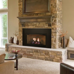 Empire 29" Franklin Vent-Free Gas Fireplace Insert with Log Set and Brick Liner