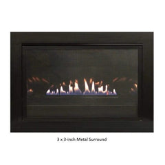 Empire 32" Franklin Vent-Free Gas Fireplace Insert with Log Set and Brick Liner