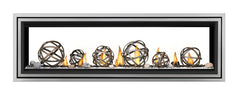 Napoleon LV62N2 Vector Double-Sided Direct Vent Linear Gas Fireplace, 62-Inch, Electronic Ignition