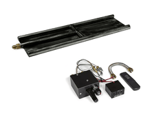 Grand Canyon Vented Glass Burner with Modulating Millivolt and Remote System