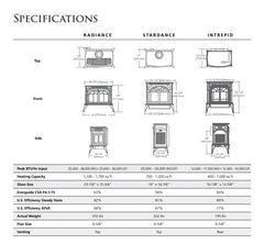 Vermont Castings Intrepid Direct Vent Gas Stove with IntelliFire Touch Ignition System