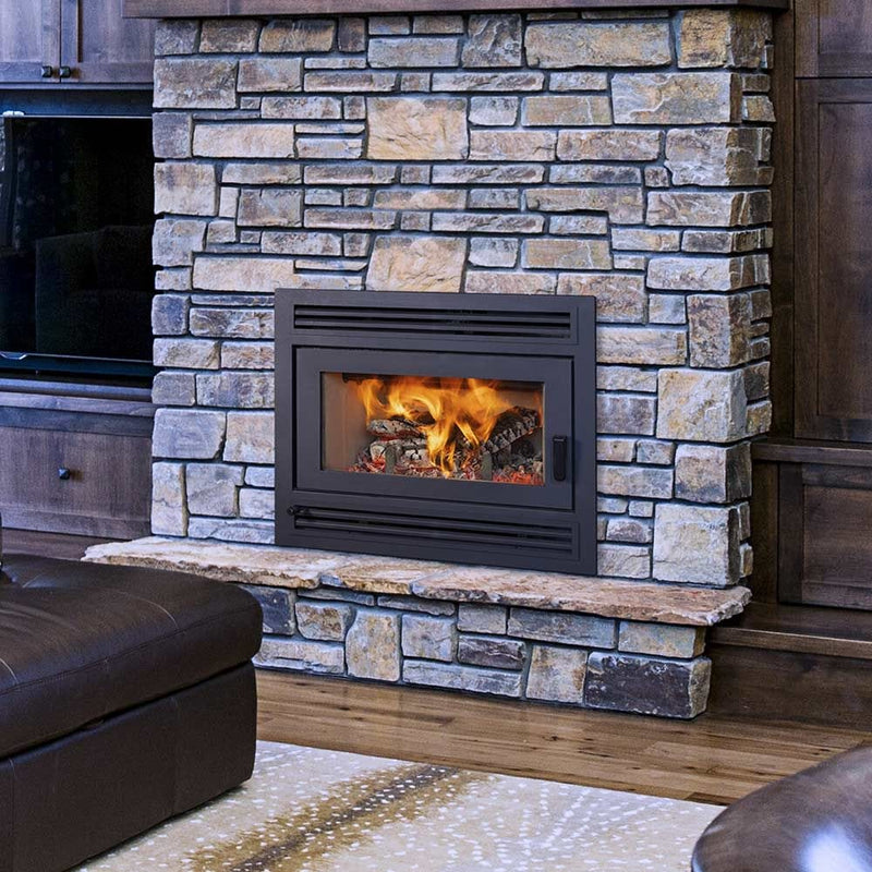 Superior 22-Inch WCT4920 Traditional High-Efficiency EPA Certified Wood Burning Fireplace with White Smooth Panel