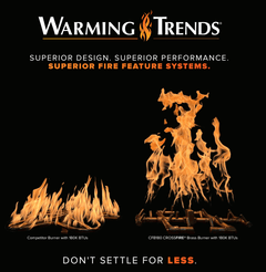Ultimate Crossfire Bundle: Warming Trends Crossfire 2.0 Universal Double Tree-Style Brass Burner Bundle