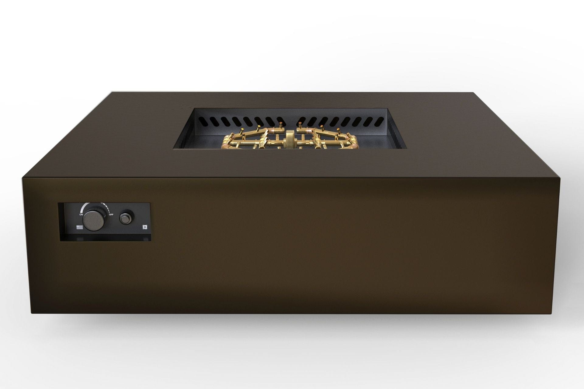 Warming Trends Aon Powder-Coated Steel Square Fire Table – Royal Fire Pits