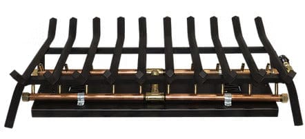 Warming Trends Outdoor Fireplace Kit For 48-Inch Opening With 240K BTU H-Style Crossfire Brass Burner