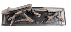 Grand Canyon Bedrock Vented Traditional Linear Drop-In Burner with GlowFire Logs