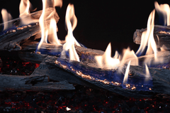 Grand Canyon Bedrock Vented Traditional Linear Drop-In Burner with GlowFire Logs