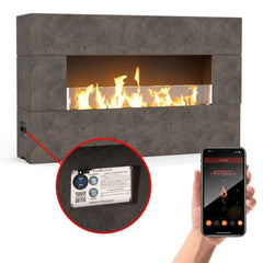 American Fyre Designs 72" Milan Low Linear Outdoor Gas Fireplace