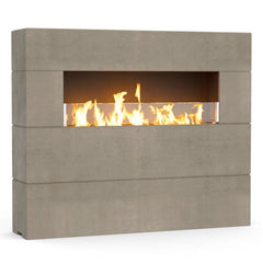 American Fyre Designs 72" Milan Tall Linear Outdoor Gas Fireplace