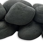 American Fire Glass AFG-LSTONE Lite Stone Cobble, 12 Stone Set
