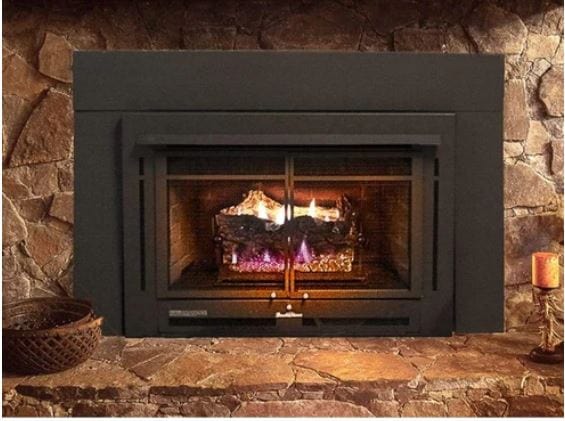 Buck Stove 34" Model 34ZC Manhattan Vent-Free Gas Stove with Variable Speed Blower