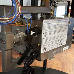 HPC Fire Torpedo Linear Burner with Rectangle Plate Electronic Ignition Gas Fire Pit Kit