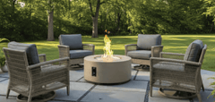 The Outdoor GreatRoom 60-Inch Cove Round Gas Fire Pit Bowl