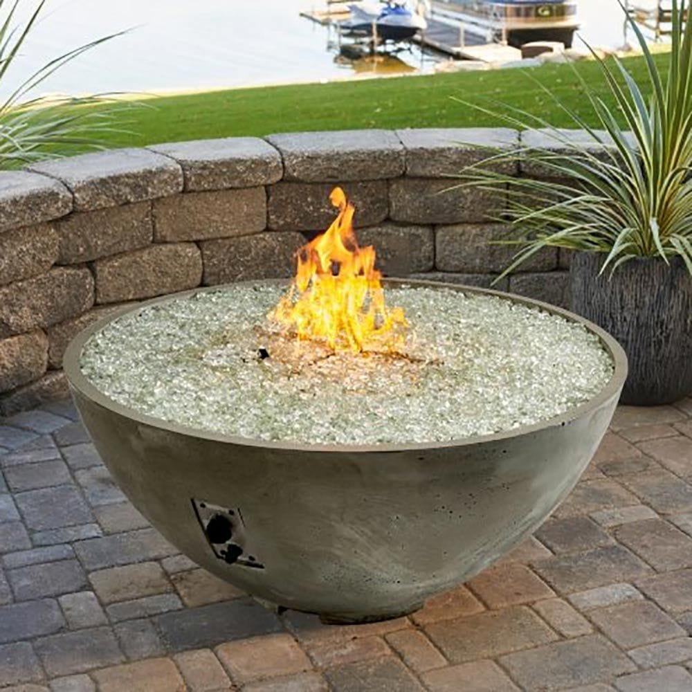 The Outdoor GreatRoom 42-Inch Cove Edge Round Gas Fire Pit Bowl