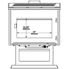 Drolet DB07300 HT-3000 High Efficiency Wood Burning Stove