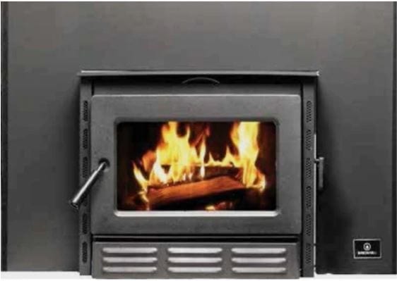 Breckwell 27.5" SW1.8 Wood Burning Fireplace Insert with Thermostat Blower