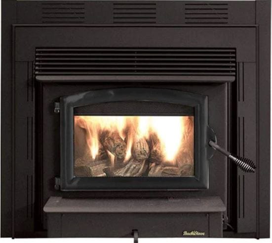 Buck Stove 38" Model 74ZC Zero Clearance Non-Catalytic Wood Burning Stove with Door and Blower