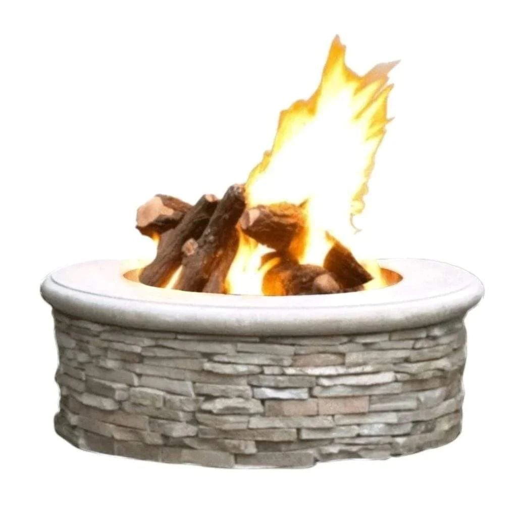 American Fyre Designs 39" Contractor's Model Outdoor Round Gas Fire Pit