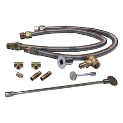 Ultimate Crossfire Bundle: Warming Trends Crossfire 2.0 Universal Double Tree-Style Brass Burner Bundle