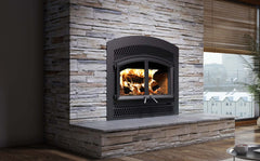 Valcourt FP15A Waterloo Arched Faceplate High Efficientcy Wood Burning Fireplace