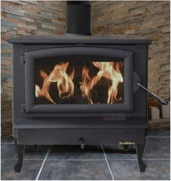 Buck Stove 28" Model 74 Non-Catalytic Wood Burning Stove with Door and Blower