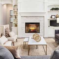 Dimplex REV42-HB Revillusion Built-In Electric Fireplace Herringbone, 42-Inch