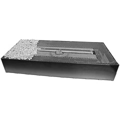 Grand Canyon LDBL-E Bedrock Vented Contemporary Linear Drop-In Burner System with Case