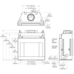 Superior 50-Inch WRT6050 Traditional Masonry Wood Burning Fireplace