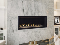 Superior 48-Inch VRL6048 Linear Electronic Ignition Vent-Free Gas Fireplace with Remote and Crushed Glass Media