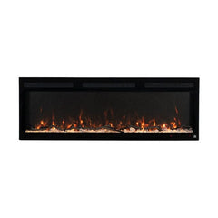 Touchstone 80055 57-Inch The Sideline Fury Slim-Depth Recessed Smart Electric Fireplace
