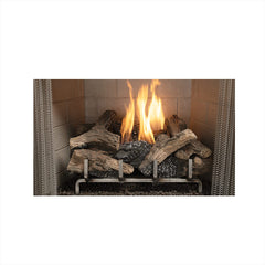 Superior 42-Inch VRE3242 Outdoor Vent-Free Gas Fireplace with White Refractory Panel and Log Set