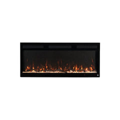 Touchstone 80053 46-Inch The Sideline Fury Slim-Depth Recessed Smart Electric Fireplace