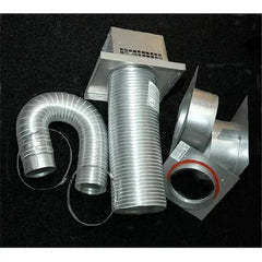 Empire 4"x6-5/8" Horizontal Flex Vent Kit with 4 ft Flex Vent - DVVK4F