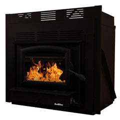 Buck Stove 20-Inch Model ZC74 Zero Clearance Catalytic Wood Burning Stove with Blower Assembly and Black Door