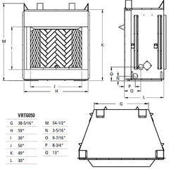 Superior 42-Inch VRT6042 Traditional Masonry Vent-Free Firebox