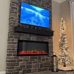 Touchstone 80069 50-Inch  Sideline Elite Smart WiFi-Enabled Electric Fireplace w/Alexa Built-in