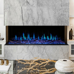 Modern Flames OR52-MULTI-V2 52" Orion Multi V2 Linear LCD Heliovision Electric Fireplace