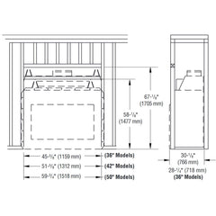 Superior 50-Inch WRT6050 Traditional Masonry Wood Burning Fireplace