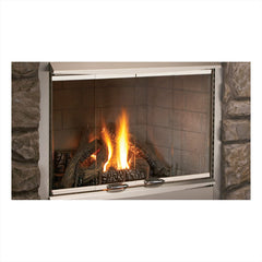 Superior 42-Inch VRE4342 Outdoor Vent-Free Gas Fireplace with White Refractory Panel and Log Set