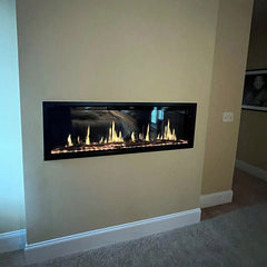 Modern Flames OR100-SLIM-V2 100" Orion Slim V2 Linear LCD Heliovision ElectriFireplace