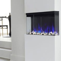 Touchstone 80066 84-Inch The Sideline Infinity Pro 3 Sided Recessed Smart Electric Fireplace