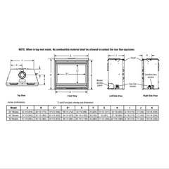 Superior 40-Inch DRC3040 Contemporary Electronic Ignition Direct Vent Gas Fireplace with Crushed Glass Media