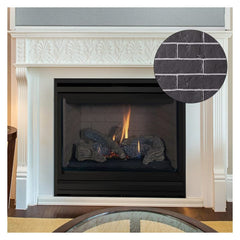 Superior 40-Inch DRT2040 Traditional Direct Vent Gas Fireplace with Aged Oak Log Set