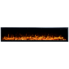 Touchstone 80063 100-Inch The Sideline Elite Pro Smart Electric Fireplace