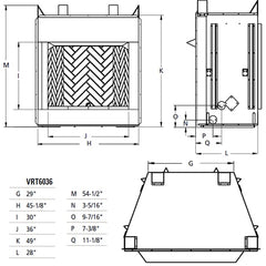 Superior 36-Inch VRT6036 Traditional Masonry Vent-Free Firebox