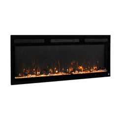 Touchstone 80053 46-Inch The Sideline Fury Slim-Depth Recessed Smart Electric Fireplace