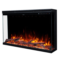 Touchstone 80064 40-Inch The Sideline Forte Infinity Pro 3 Sided Recessed Smart Electric Fireplace
