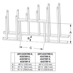 Superior 42-Inch Traditional Smooth Faced B-Vent Gas Fireplace with Refractory Panel