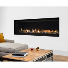 Superior 48-Inch DRL4048 Linear Electronic Ignition Direct Vent Gas Fireplace with Crushed Glass Media